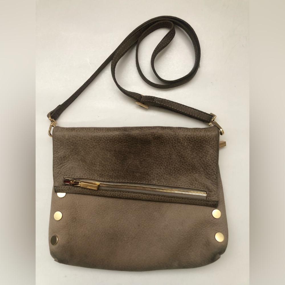 Hammitt VIP folding leather medium shoulder crossbody bag